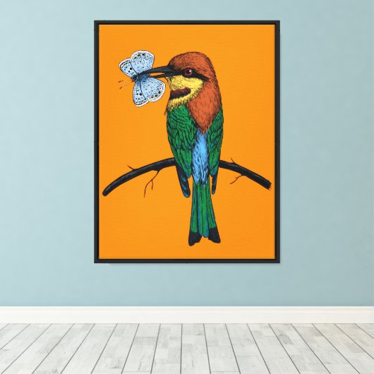 Bijeneter Canvas Afdruk (Insitu (Houten vloer))
