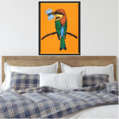 Bijeneter Canvas Afdruk (Insitu (Slaapkamer))