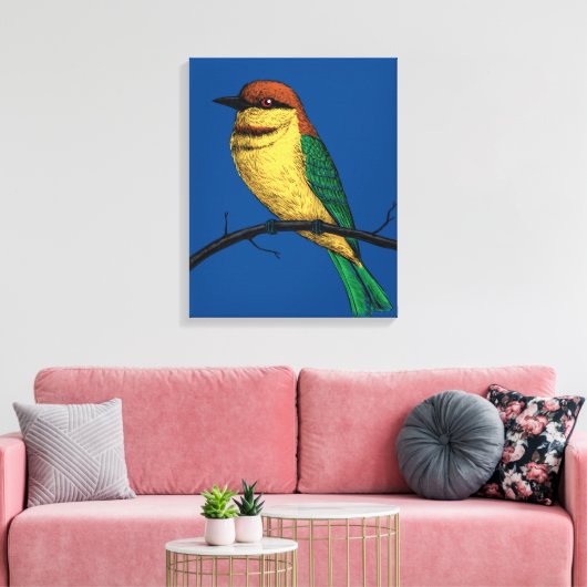 Bijeneter Canvas Afdruk (Insitu (Woonkamer))