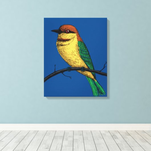 Bijeneter Canvas Afdruk (Insitu (Houten vloer))