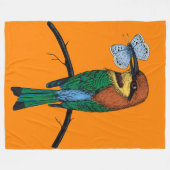 Bijeneter Fleece Deken (Voorkant (Horizontaal))