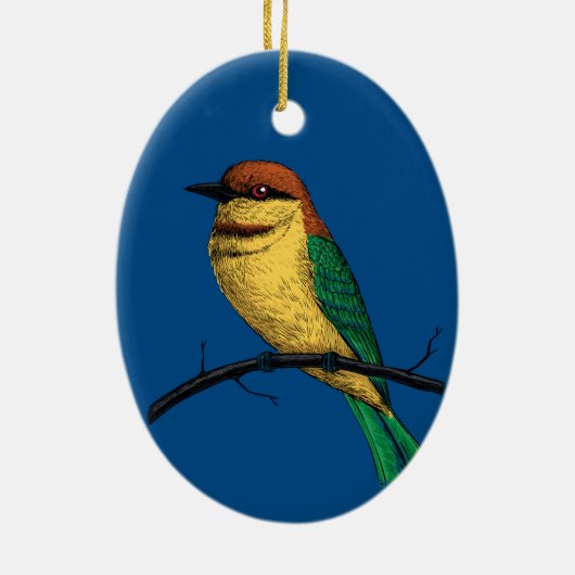 Bijeneter Keramisch Ornament (Achterkant)