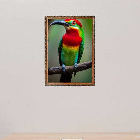 Bijeneter met rode baard poster