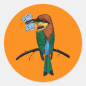 Bijeneter Ronde Sticker (Voorkant)