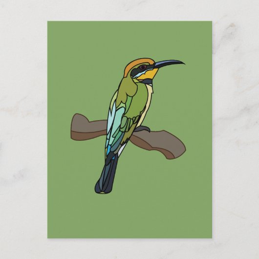 Bijeneter vogel briefkaart (Voorkant)