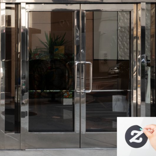 Bijeneter Vogel Faux Glas in lood Kleurrijke Vogel Raamsticker (Kantoordeur)