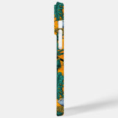 Bijeneters, blauwe vlinders en zeeduivel op sinaas Case-Mate iPhone case (Achterkant / Links)