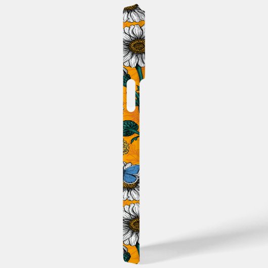 Bijeneters, blauwe vlinders en zeeduivel op sinaas Case-Mate iPhone case (Achterkant / Rechts)