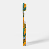 Bijeneters, blauwe vlinders en zeeduivel op sinaas iPhone hoesje (Linkerkant)