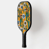 Bijeneters, blauwe vlinders en zeeduivel op sinaas pickleball paddle (Links)