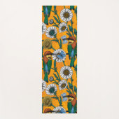 Bijeneters, blauwe vlinders en zeeduivel op sinaas yogamat (Voorkant)