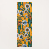 Bijeneters, blauwe vlinders en zeeduivel op sinaas yogamat (Achterkant)