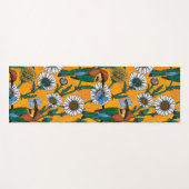 Bijeneters, blauwe vlinders en zeeduivel op sinaas yogamat (Voorkant (horizontaal))