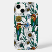 Bijeneters, blauwe vlinders en zeeduivel op wit Case-Mate iPhone case (Achterkant)