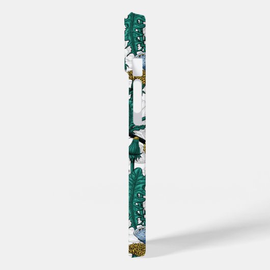 Bijeneters, blauwe vlinders en zeeduivel op wit Case-Mate iPhone case (Achterkant / Links)