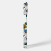 Bijeneters, blauwe vlinders en zeeduivel op wit iPhone hoesje (Rechterkant)