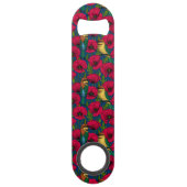 Bijeneters en papavers speed flessenopener (Voorkant)