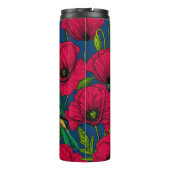 Bijeneters en papavers thermosbeker (Achterkant)