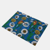 Bijeneters op blauw deurmat (Schuin)