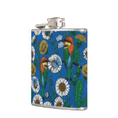 Bijeneters op blauw heupfles (Links)
