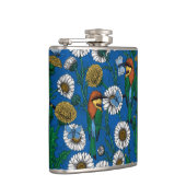 Bijeneters op blauw heupfles (Rechts)