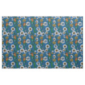 Bijeneters op blauw stof (Yard (91,4 cm))