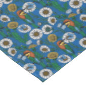 Bijeneters op blauw tafelkleed (Gekanteld)