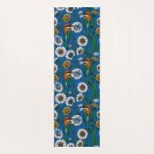 Bijeneters op blauw yogamat (Achterkant)