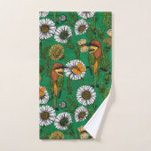 Bijeneters op een voorjaarsweide bad handdoek (Handdoek)