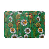 Bijeneters op een voorjaarsweide badmat (Voorkant)