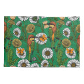 Bijeneters op een voorjaarsweide kussensloop (Achterkant)