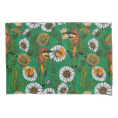 Bijeneters op een voorjaarsweide kussensloop (Voorkant)