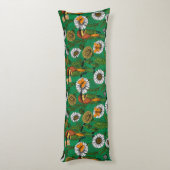 Bijeneters op een voorjaarsweide lichaamskussen (Achterkant (Verticaal))