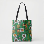Bijeneters op een voorjaarsweide tote bag (Voorkant)