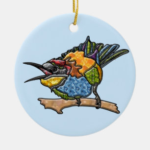 Bijenetervogel Keramisch Ornament