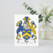 Bijenfamilie Crest Briefkaart (Staand voorkant)
