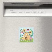 Bijenfamilie Magneet (Insitu (Vaatwasser))