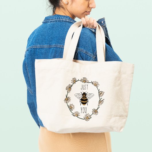  bijenflauwte-prijsopgave alleen jij bent tote bag