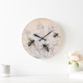  bijenfoto grote klok (Huis)