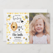 Bijenfoto-uitnodiging Kaart (Voorkant)