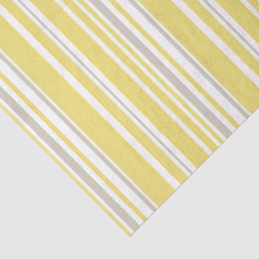 Bijengeel en grijs Geometrisch aangepast Tissuepapier (Detail)