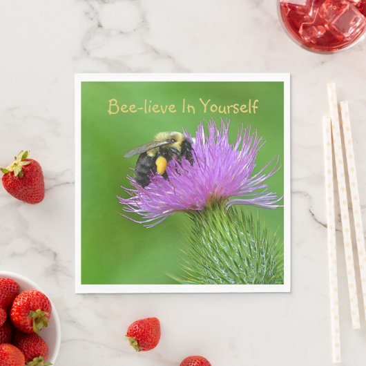 Bijengeloof in jezelf servet (Insitu)