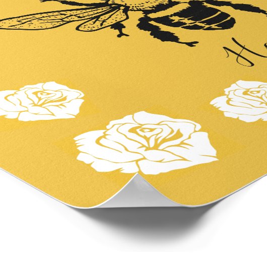 Bijengelukkig Poster (Hoek)