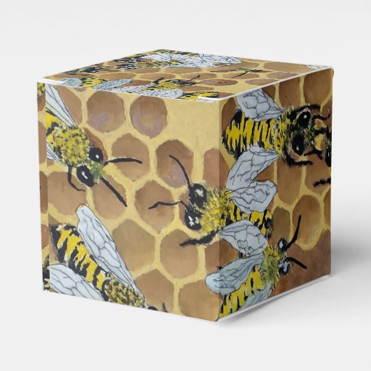 bijengeschenkdoos bedankdoosjes (Voorkant Zijde)