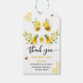 Bijengeslacht onthullen dank u label cadeaulabel (Voorkant)