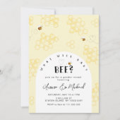 Bijengeslacht onthullen uitnodiging. Wat zal baby  Kaart (Voorkant)