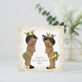 Bijengeslacht onthult Baby shower Kaart (Staand voorkant)