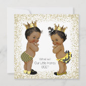 Bijengeslacht onthult Baby shower Kaart (Voorkant)