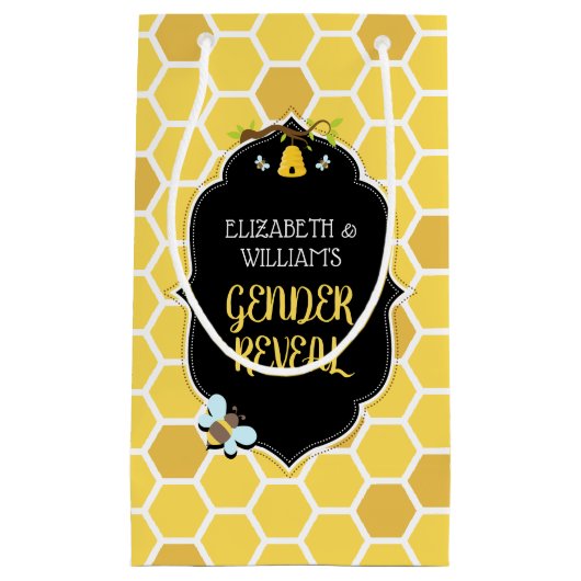 Bijengeslacht onthult Baby shower Klein Cadeauzakje (Voorkant)