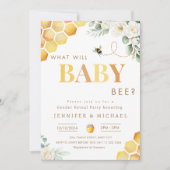 Bijengeslacht onthult partijneutraal wat zal Baby  Kaart (Voorkant)